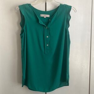 Emerald green blouse